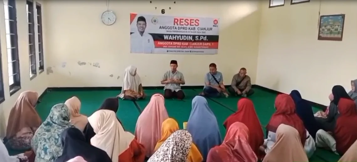 Wahyudin, S.Pd. Kegiatan Reses DPRD Kabupaten Cianjur